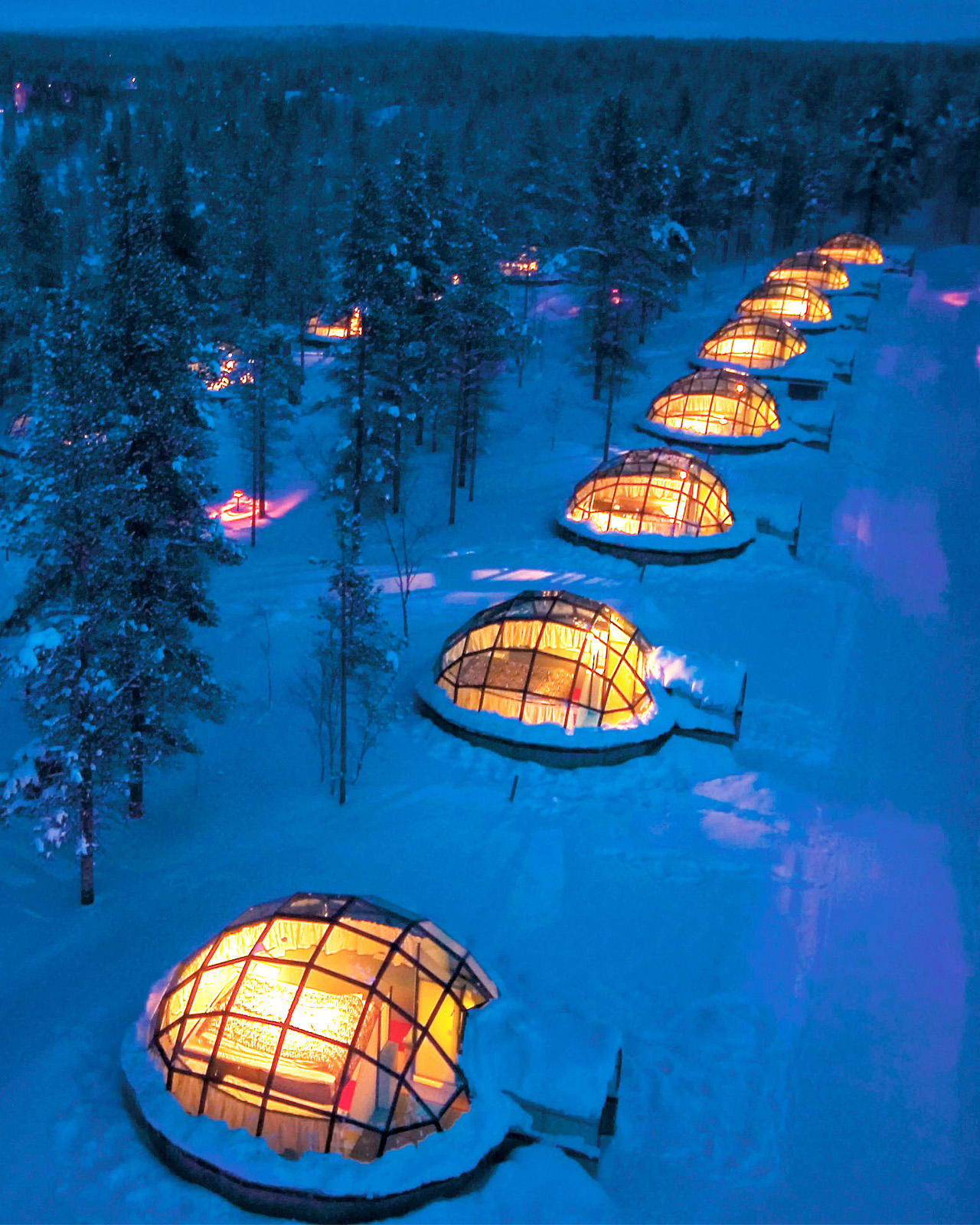 glass igloo